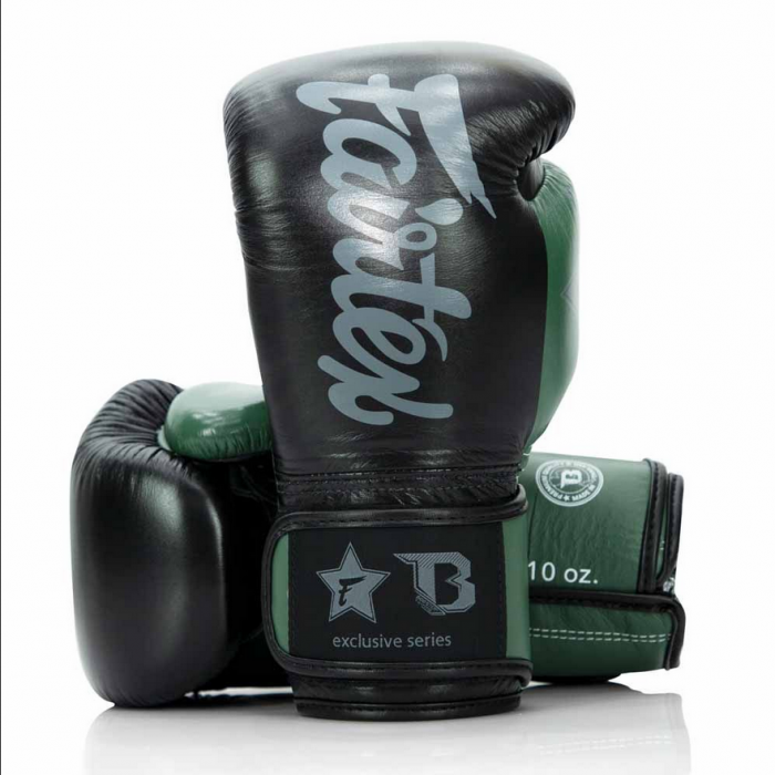 Боксови Ръкавици - Fairtex FXB-BG V2 - BK/GR/GY